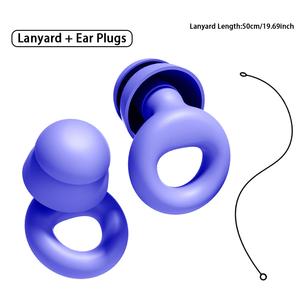 Aquatic Sports Performance - Double-Layer Silicone Earplugs Waterproof Noise Filtering