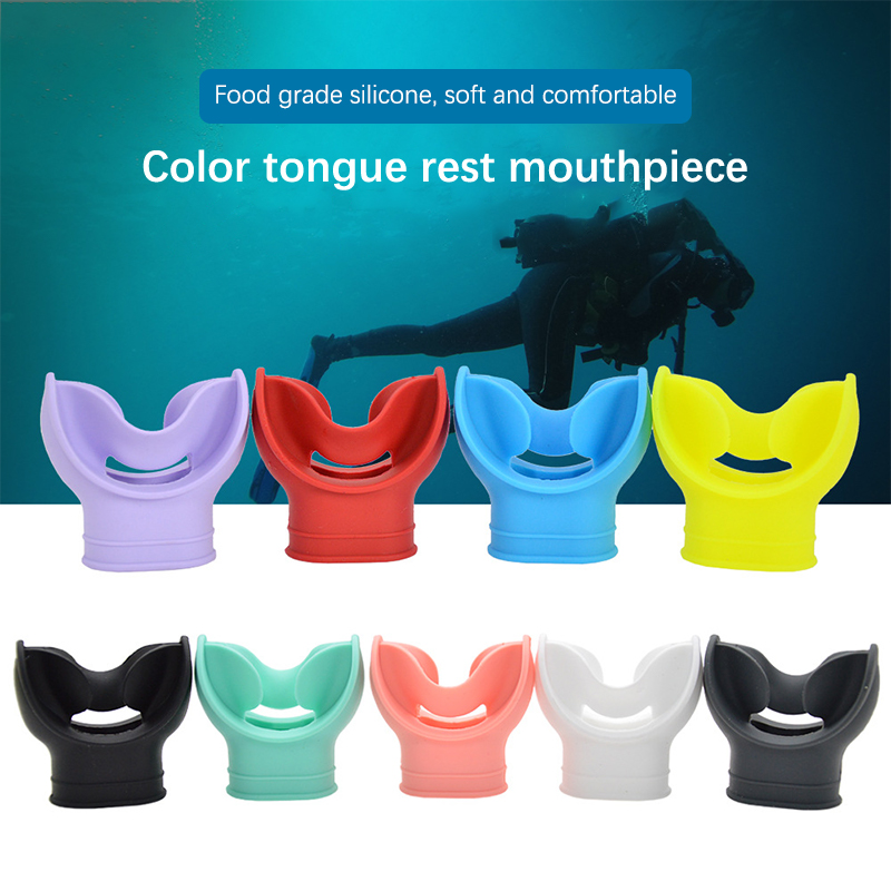 Snorkel Dry Top - Silicone Snorkel Mouthpiece Comfortable Scuba Diving