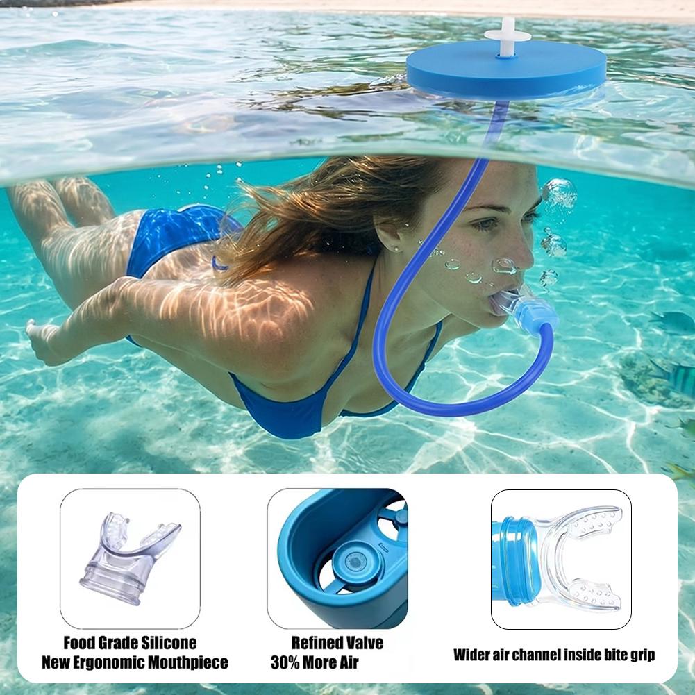 Adult Diving Swim Silicone Wat - Snorkel Dry Top recension och pris