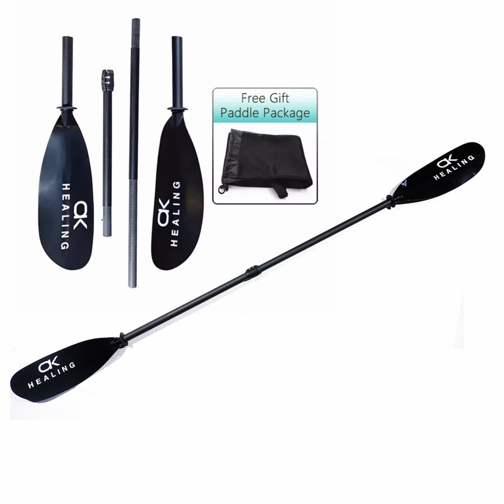 Stock 4-Section Black Carbon 3 - Kayak Paddle Carbon recension och pris