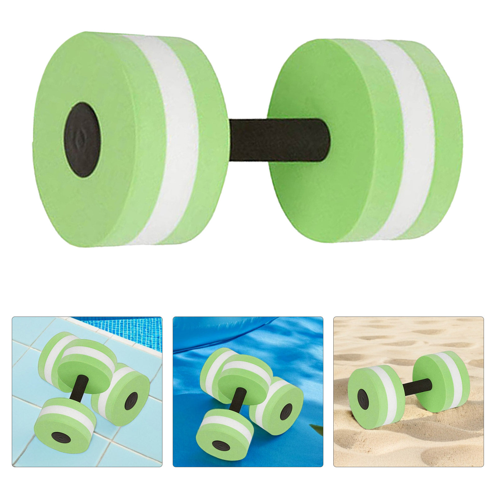 2Pcs Eva Foam Aquatic Barbell  - Aquatic Aerobics recension och pris